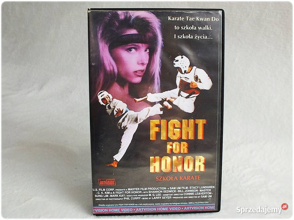 Kaseta VHS Fight for Honor Szkoła Karate Film na lektor Żary sprzedam