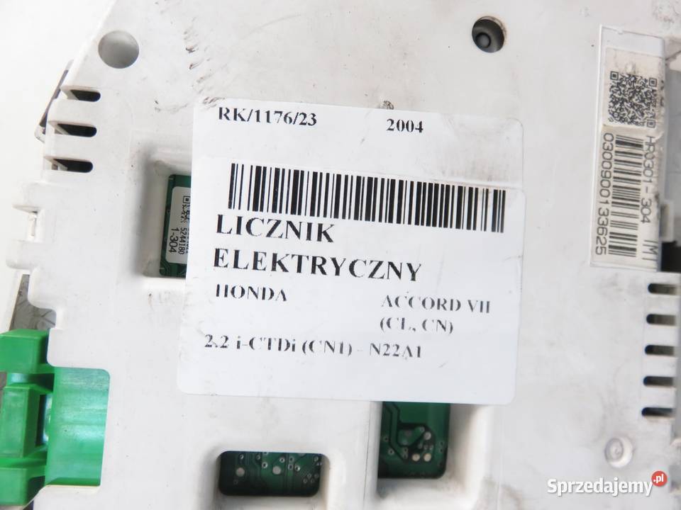 LICZNIK HONDA ACCORD VII 22 iCTDi 78100G000