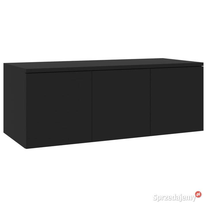Szafka pod TV czarna 80x34x30 materiał mazowieckie Warszawa
