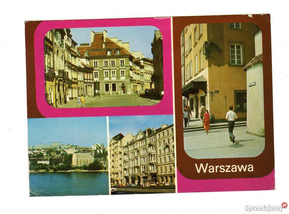 WARSZAWAULICA FRETA POCZTÓWKA WIELOWIDOKOWA