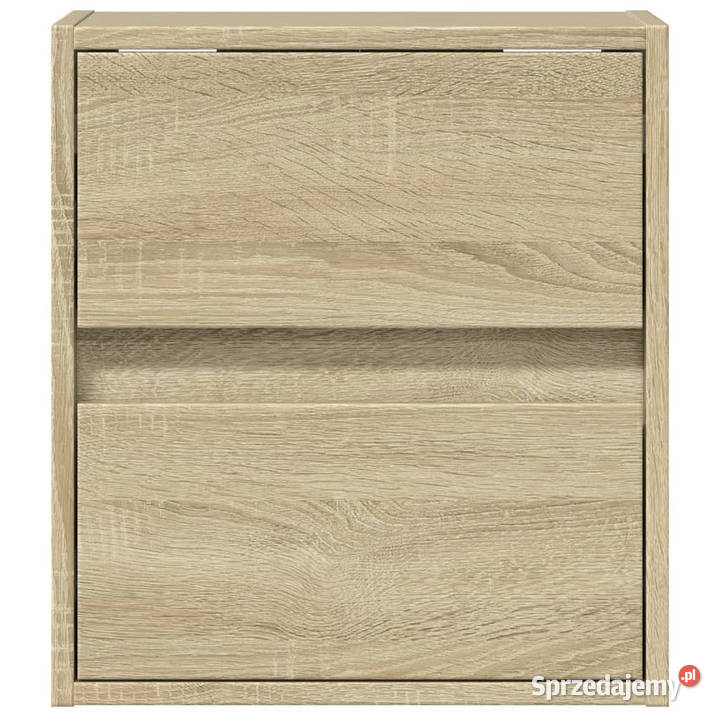 Ścienna szafka TV z LED dąb sonoma 41x31x45 Szafki