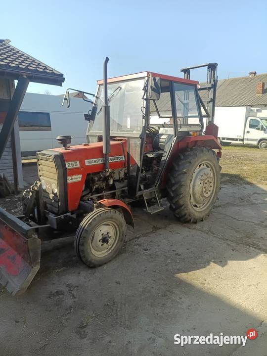 Ursus 3512 MF 255 1990r z oryginalnym pługiem Tomaszów Mazowiecki