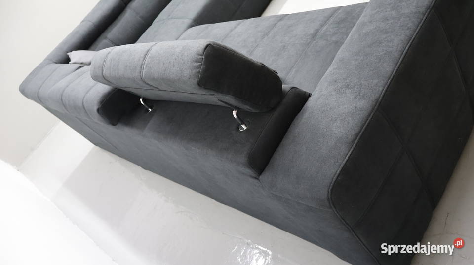 TRD Narożnik grafitowy kolor regulowane zagłowki Poznań