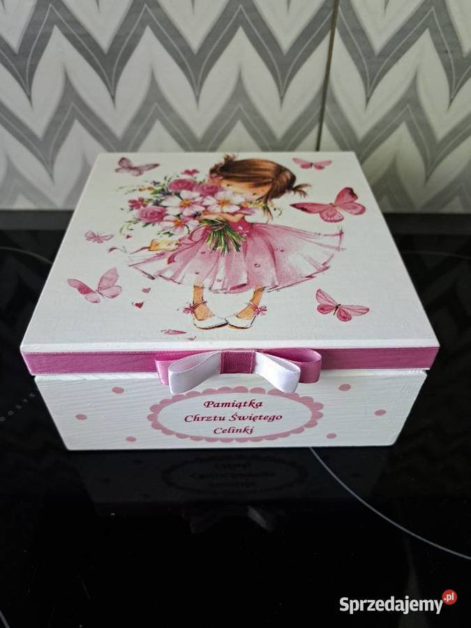 Szkatułka dziewczynki z imieniem handmade Kędzierzyn-Koźle