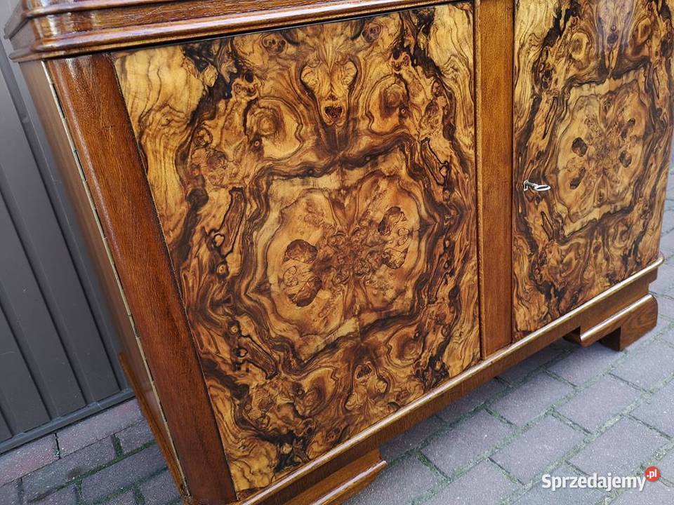 Komoda Pomocnik ARTDECO Orzech Stara Antyk Meble wielkopolskie