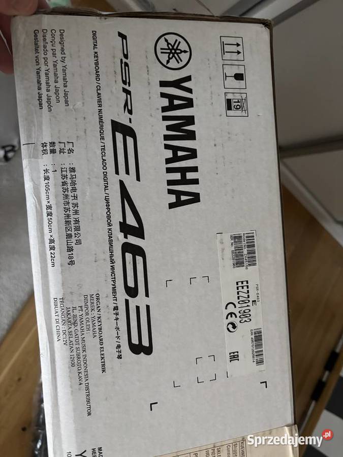 Zestaw Keyboard Yamaha psr E463 stojak Nowy Ostrołęka sprzedam