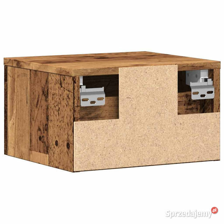 Wisząca szafka nocna stare drewno 34x30x20 Warszawa