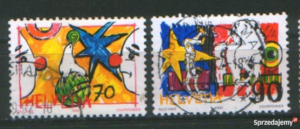 Zn Szwajcaria Mi 1478 81 kas 1992 Gliwice sprzedam