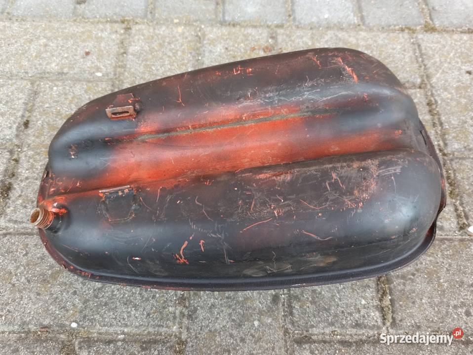 Zbiornik paliwa bak Komar Romet PRL czarny Ostrów Wielkopolski