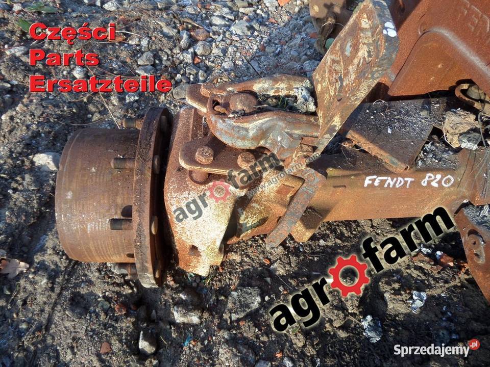 Fendt 820 części skrzynia biegów most przedni dolnośląskie sprzedam
