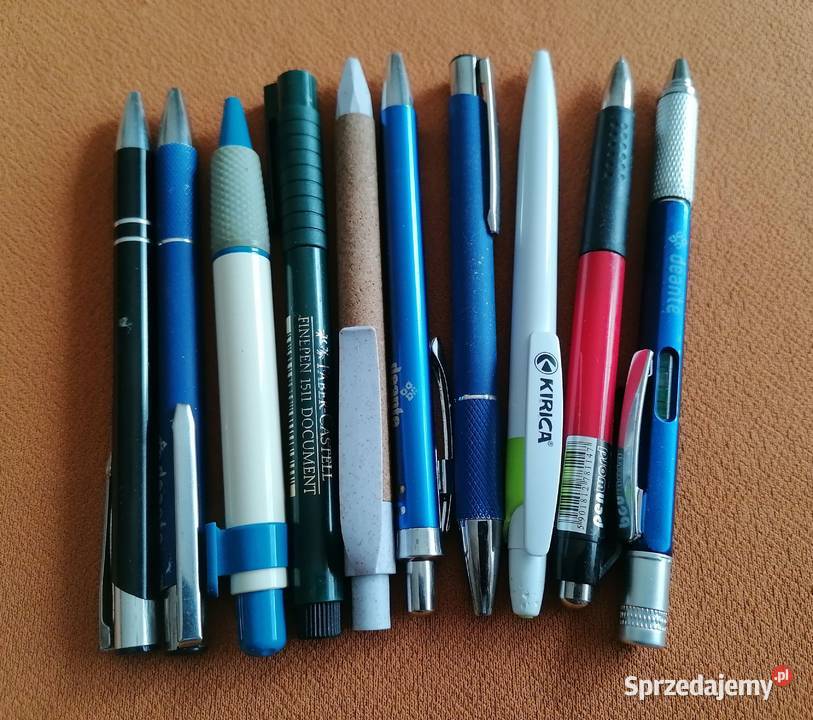 Zestaw długopisów używanych 10 sztuk Dla Dziecka Łódź