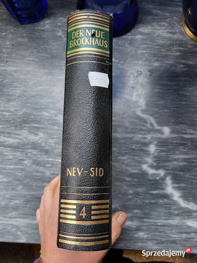 Stara encyklopedia Der Neue Brockhaus tom 4 z śląskie Rybnik