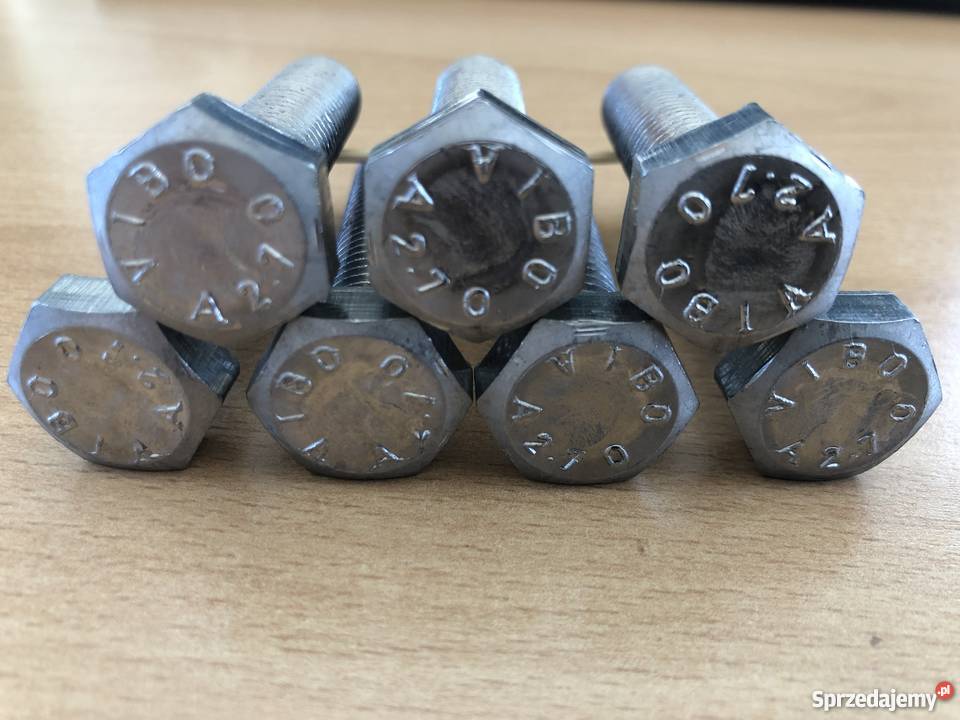 Śruba M12x50 nierdzewna sześciokątną Din933 A2 śląskie Rydułtowy