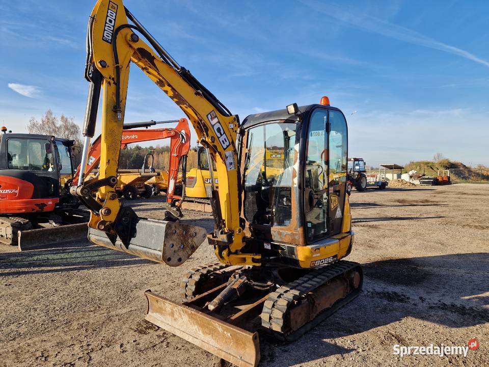 Minikoparka JCB 8026 CTS 2019r 2400mtg nie lubelskie Ryżki