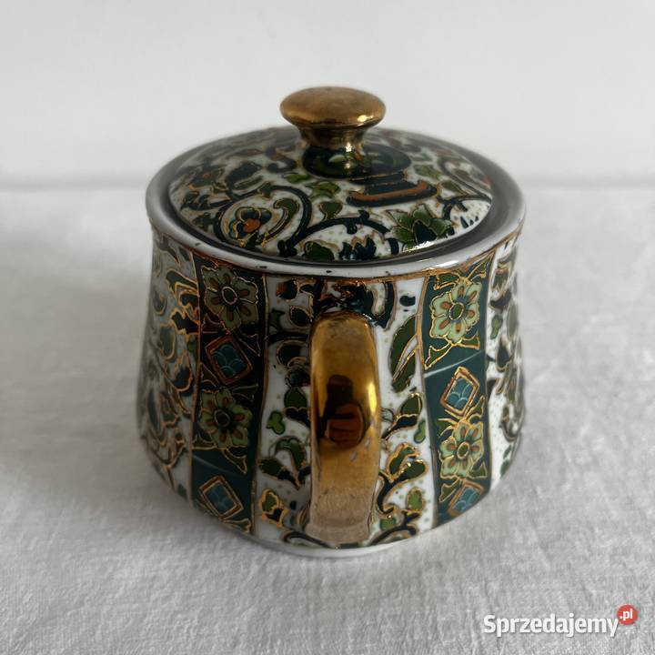 Zestaw 6osb zielony chinska porcelana Nowy Sącz