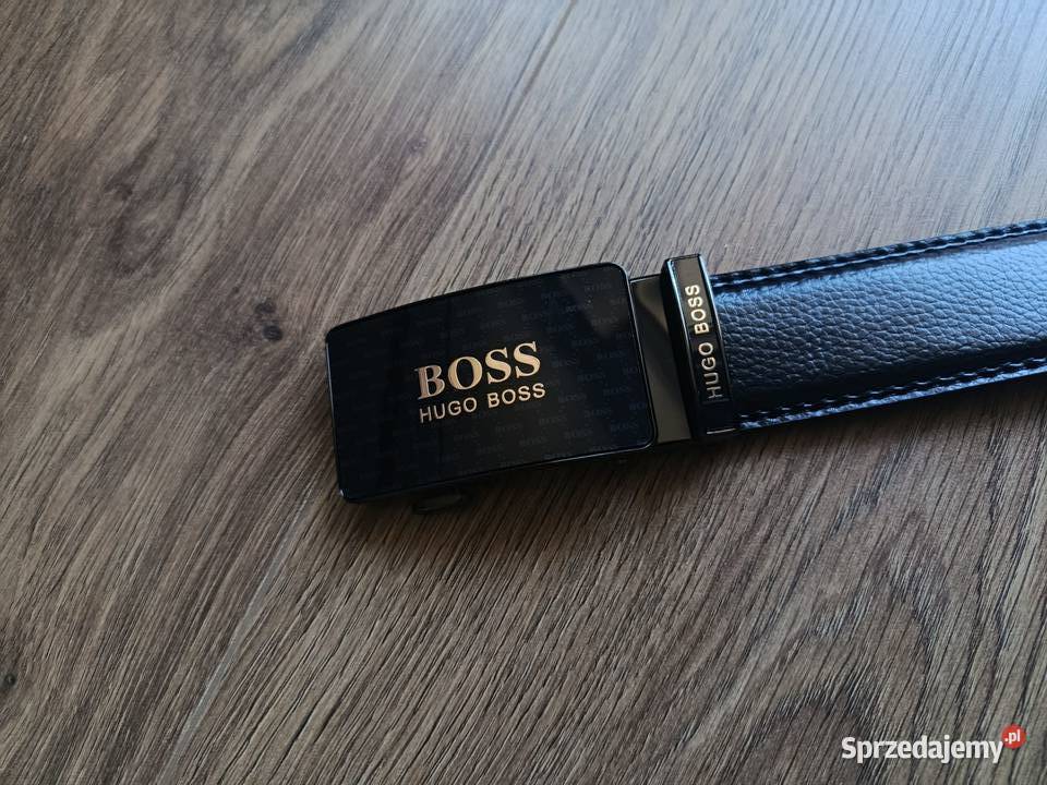 Pasek skórzany męski Hugo Boss do garnituru i na Białystok