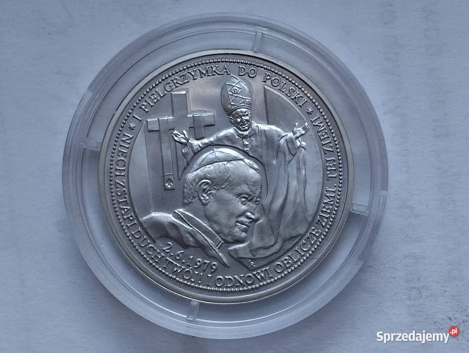 Medal JanPaweł II pierwsza pielgrzymka do Polski