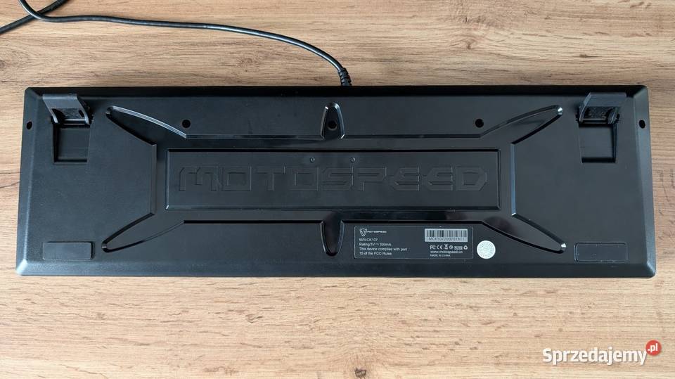Klawiatura gamingowa mechaniczna Motospeed CK107 przewodowa Elektronika Siedliska sprzedam