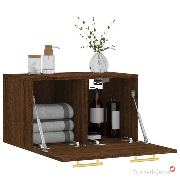 Szafka wisząca brązowy dąb 60x365x35 WM830011 mazowieckie Warszawa