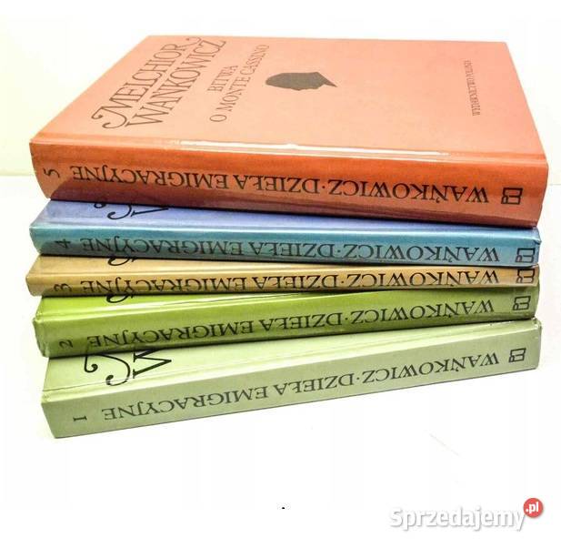 Dzieła emigracyjne 5 tomów Melchior Wańkowicz Żukowo