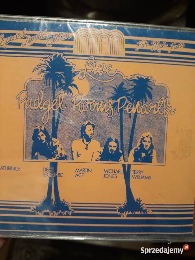 MAN LIVE Padget Rooms Penarth 1972 Limitowana podkarpackie Rzeszów