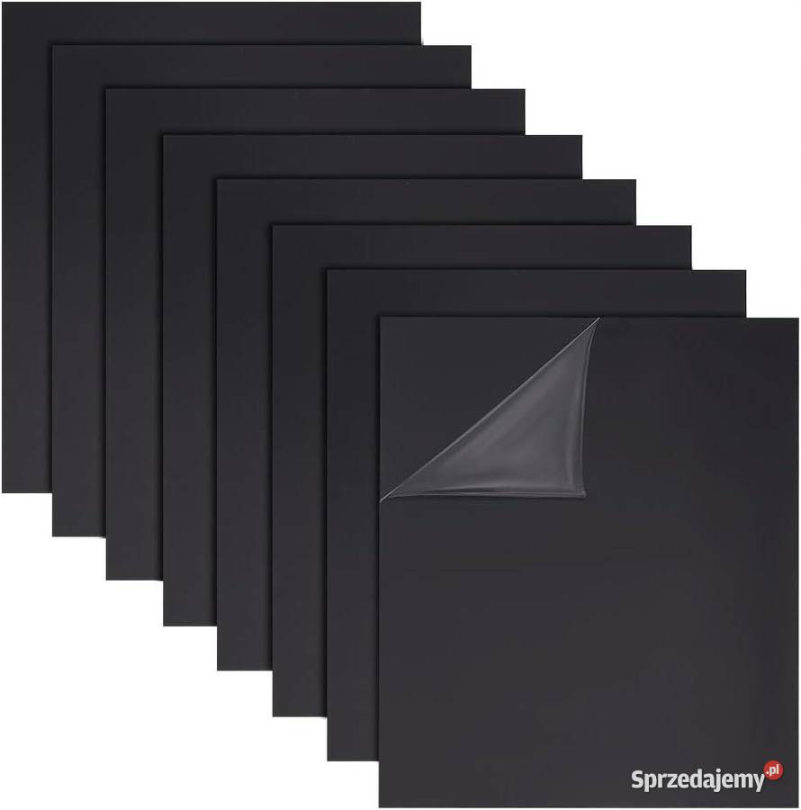 OLYCRAFT 8 arkuszy czarny arkusz z tworzywa Myszyniec