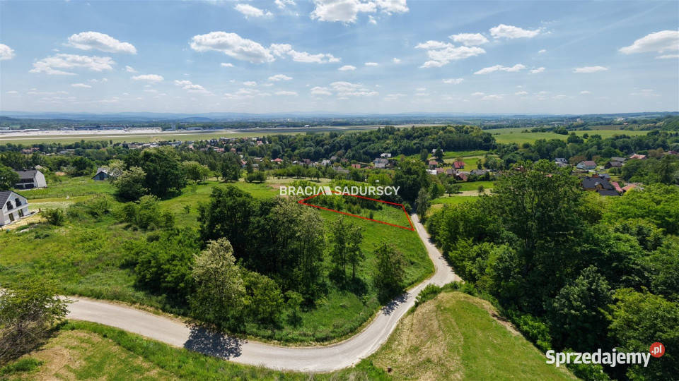 Działka 2200 metrów Balice Wrzosowa prąd małopolskie