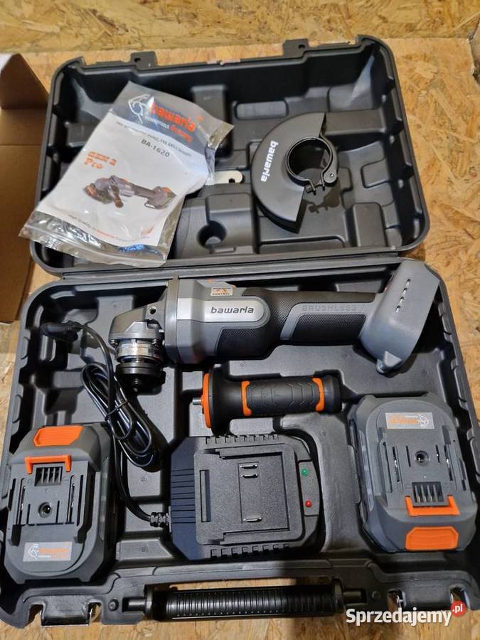 SZLIFIERKA KĄTOWA bawaria BEZ SZCZOTKOWA 60 ah