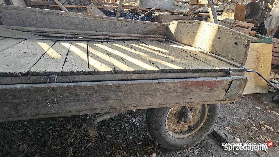 Wóz drewniany do ciągnika