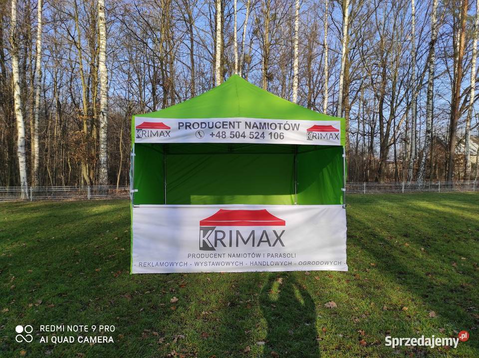Namiot reklamowy 30 x 30 namiot handlowy namiot Konradów