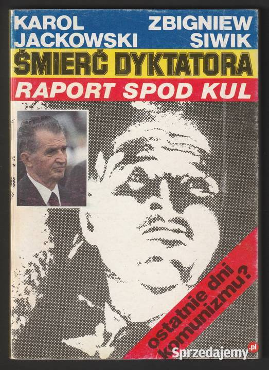 ŚMIERĆ DYKTATORA K JACKOWSKI Z SIWIK 1990 miękka Książki i Podręczniki