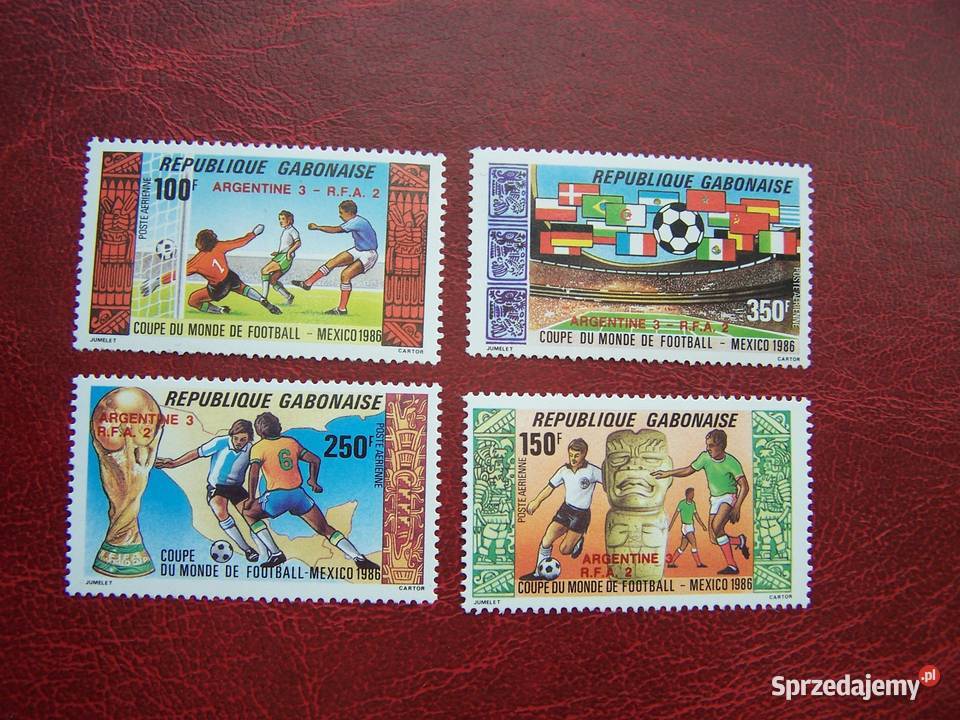 Gabon 1986 MNH Mi 95558 Sport Piłka nożna MŚ Filatelistyka śląskie