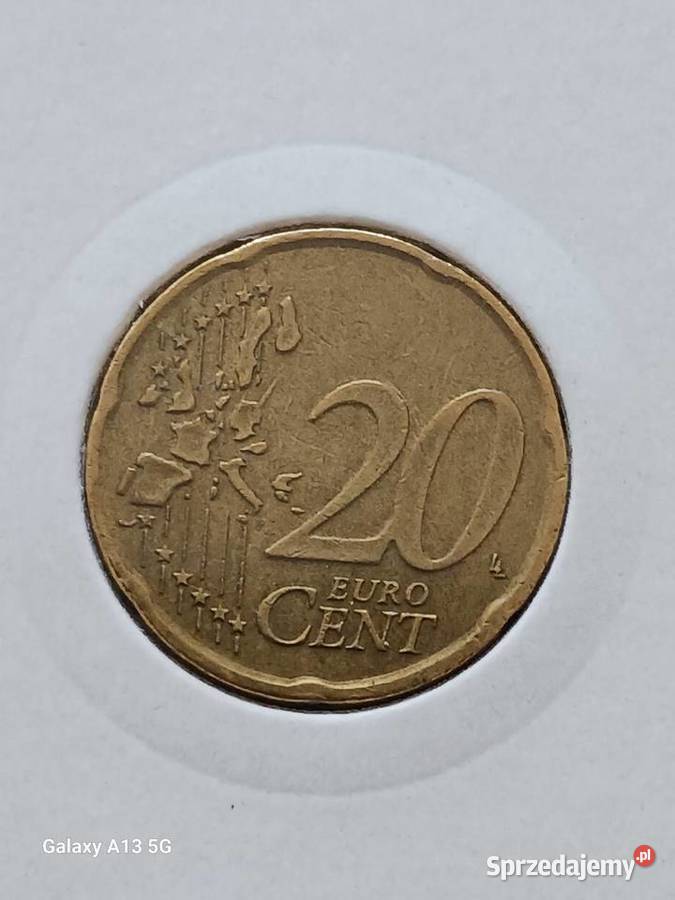 20 Eurocentów Holandia 2002 r Konin sprzedam