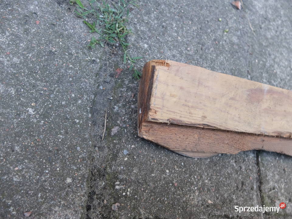 Stara drewniana zabytkowa listwa zwieńczająca Kościan