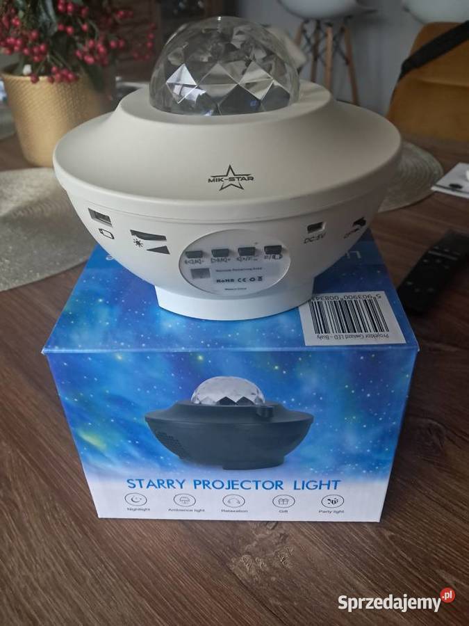 MikStar Projektor gwiazd LED z pilotem użyty Oświetlenie Sandomierz