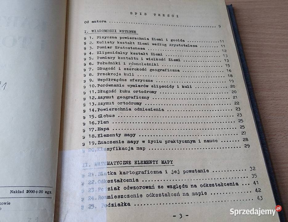 Kartografia i topografia Cz 1 Kartografia