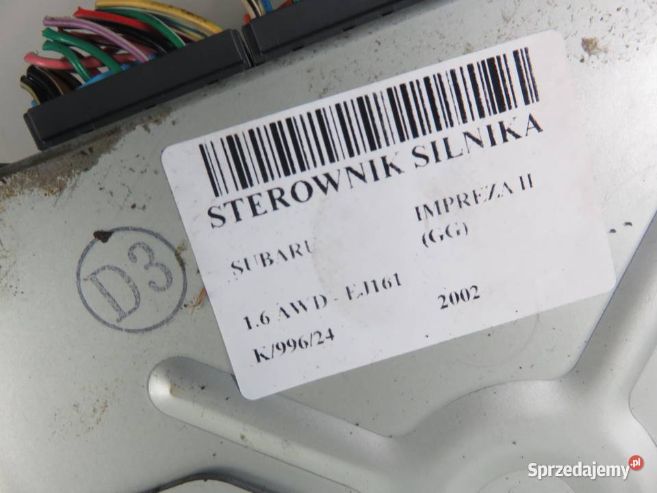STEROWNIK SUBARU IMPREZA II 16 AWD 22611AF492 osobowe