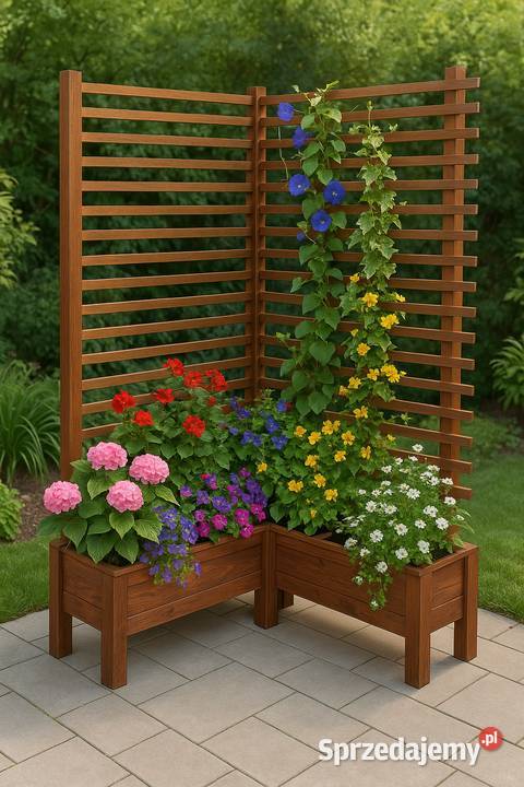 Donica Drewniana Lam 3 z Kratką Surowa małopolskie Kraków