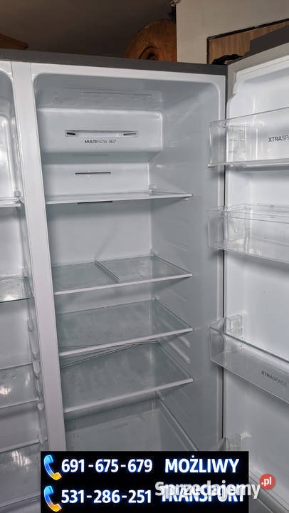 Dwudrzwiowa chłodziarkozamrażarka lodówka kujawsko-pomorskie Dobrzyń nad Wisłą