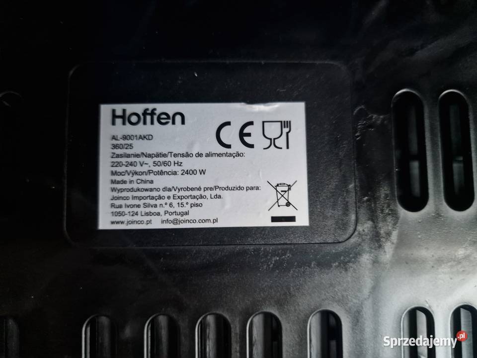 NOWY Air fryer HOFFEN dwukomorowy wolnostojące sprzedam