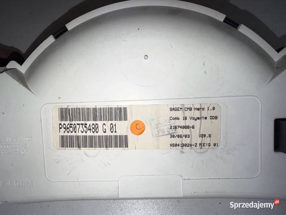 Licznik zegar Citroen C3