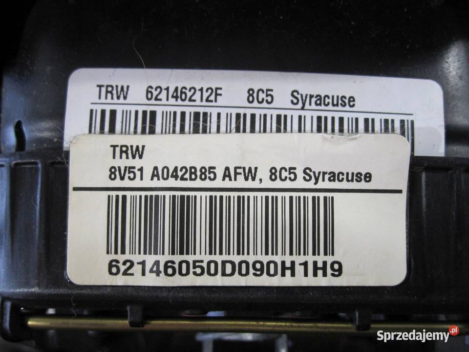 FORD FIESTA MK7 VII 09r AIRBAG poduszka kierowcy