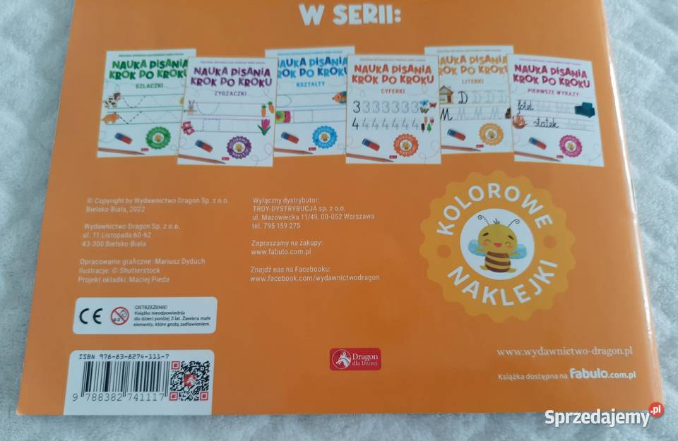 Nauka pisania krok kroku Literki Dragon 2022