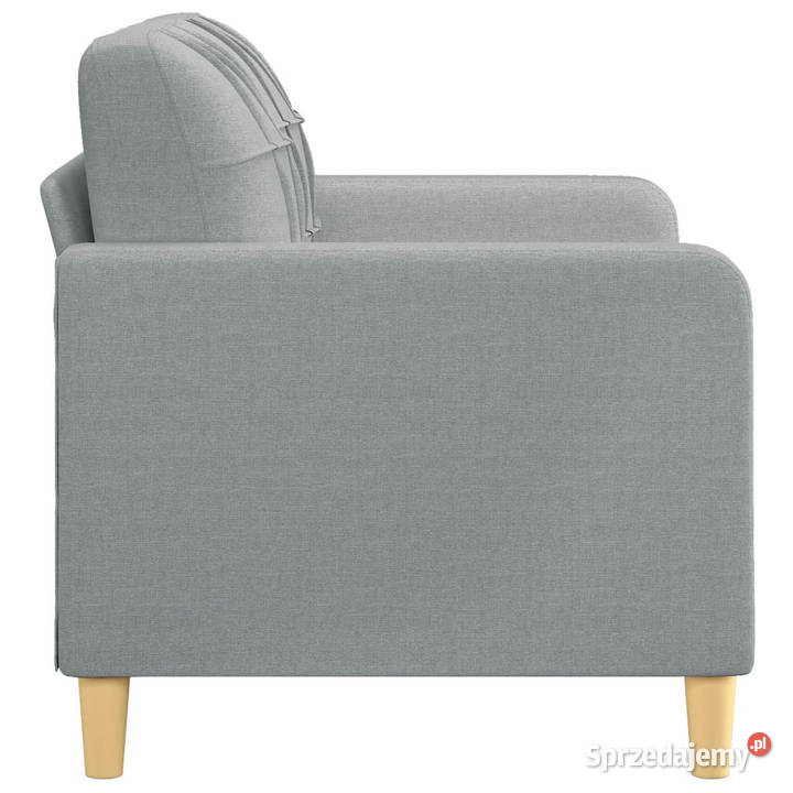 Sofa 2osobowa jasnoszara 120 tapicerowana Meble sprzedam