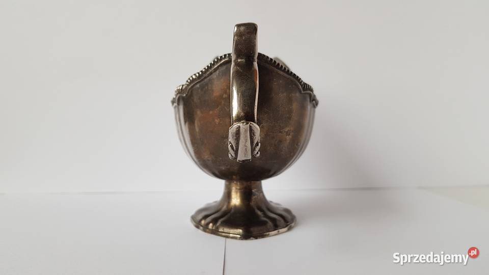 Stara metalowa platerowana sosjerka Pozostałe Dąbrowa Górnicza