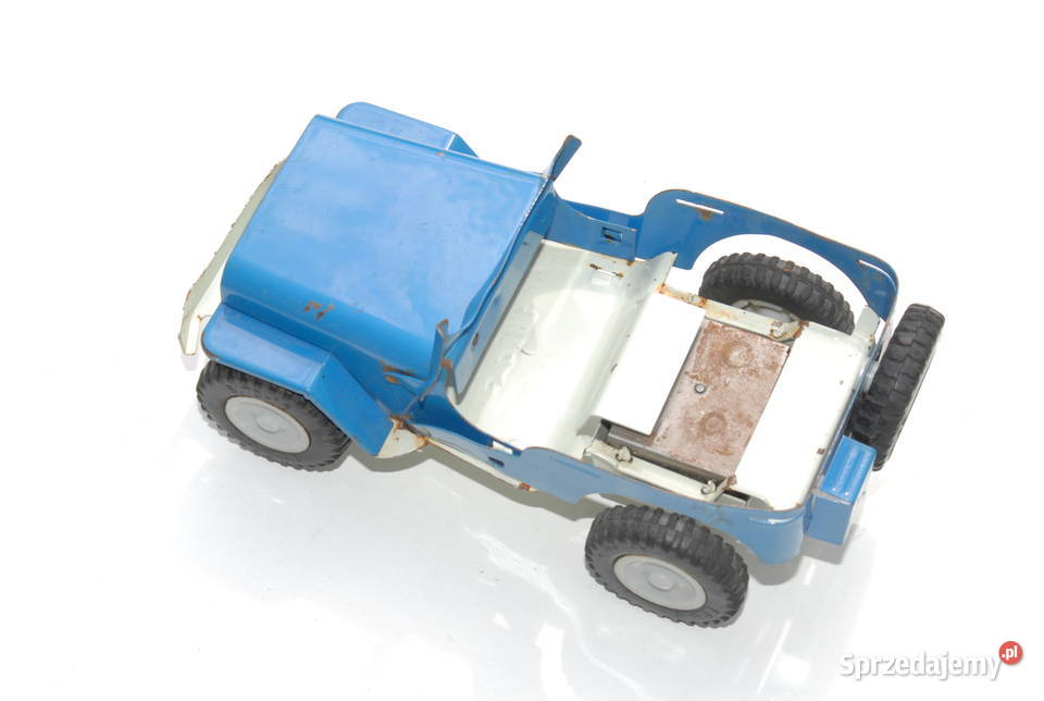 Stara zabawka samochód jeep Ites unikat antyk śląskie Cieszyn