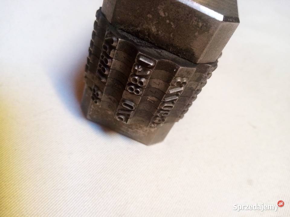 Numerator tarczowy 5mm solidny 6mm wybijam