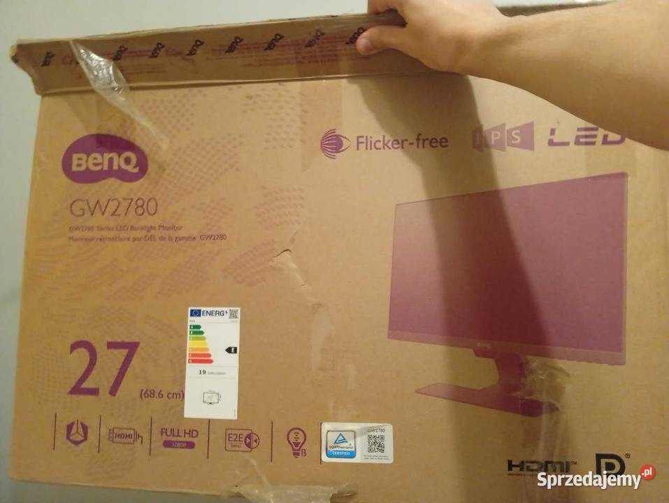 Monitor BenQ GW2780 27 IPS Full HD Flickerfree małopolskie Kraków