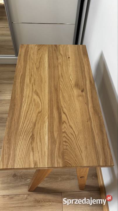Dębowe biurko z szufladą małopolskie sprzedam