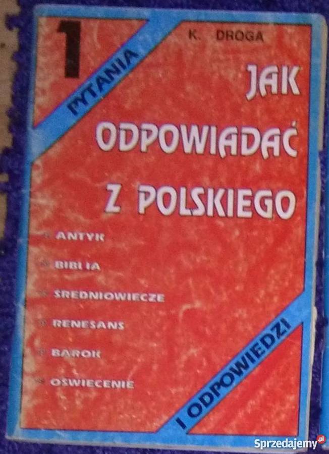 ODPOWIADAĆ Z POLSKIEGO 1 KDROGA Siedlce